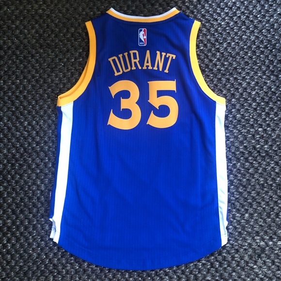 Kevin Durant Golden State Warriors Jersey Kids Size M Pristine Condition - Picture 2 of 3